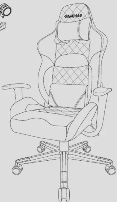 Gamdias Zelus E1 L - Assembly Instruction - 6