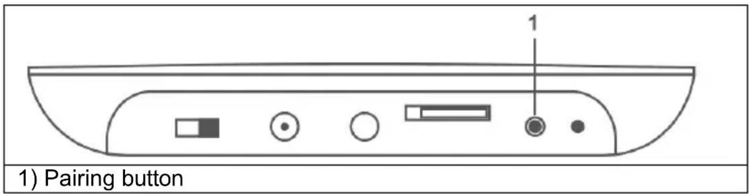1) Pairing button