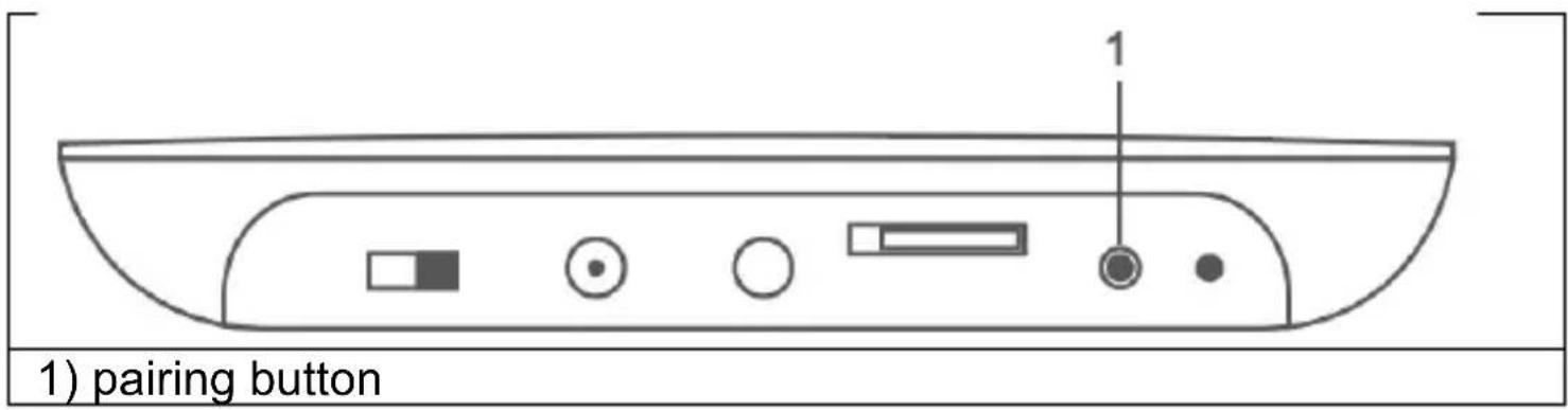 1) pairing button