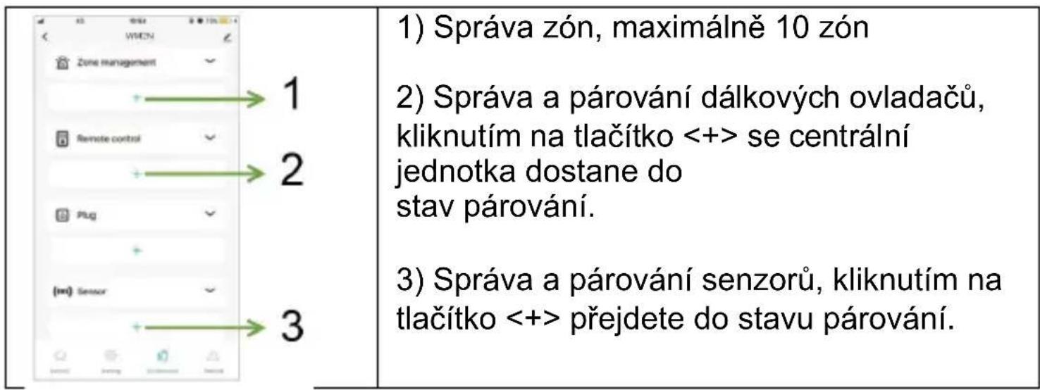 Evolveo Sonix Pro - Správa senzorů - 1
