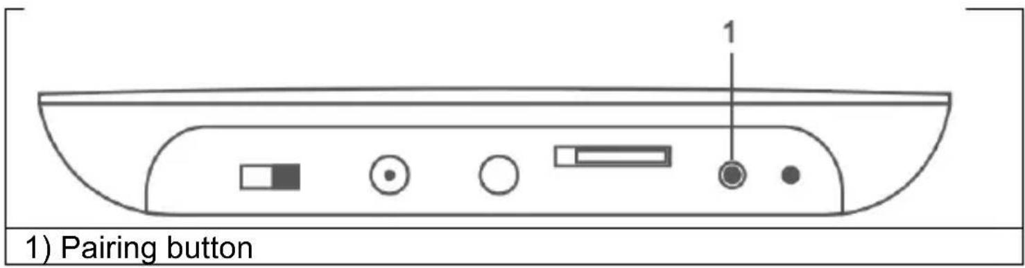 1) Pairing button