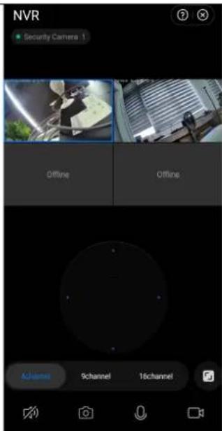 NVR Security Camera 1 Offline Offline KChannel 9channel 10channel