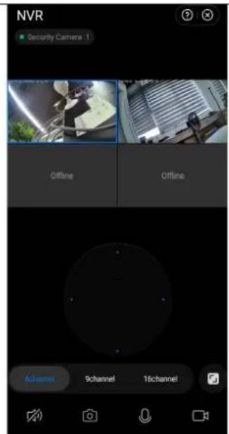 NVR Security Camera 1 Offline Offline Adams 9channel 16channel