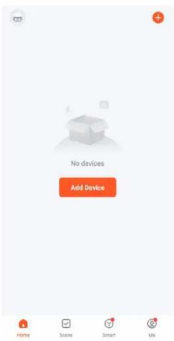 No devices Add Device Home Scene Smart Me