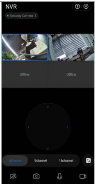 NVR Security Camera 1 Offline Offline KChannel 9channel 10channel