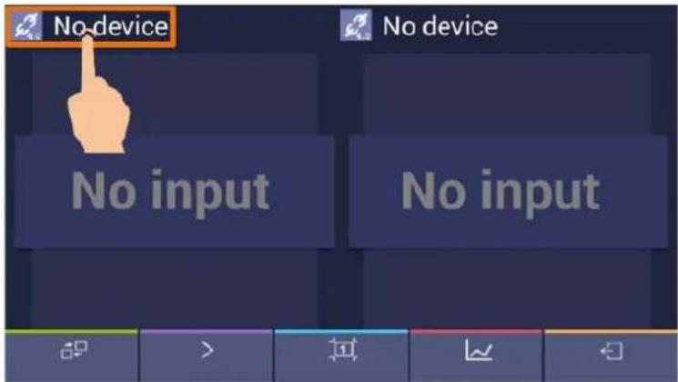 No device No device No input No input