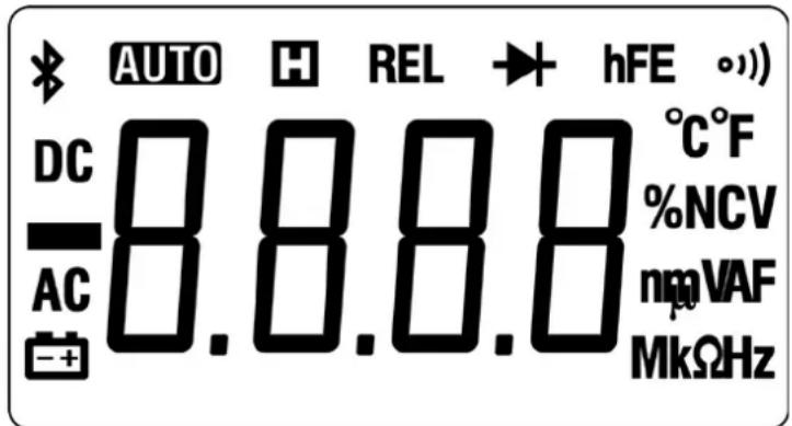 Owon OW16 - Display screen - 1