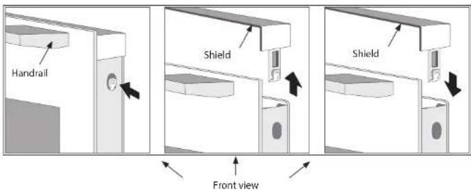 Handrail Shield Shield Front view
