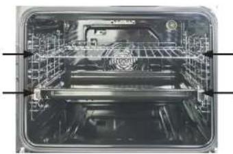 Concept ETV8960bcN - Correct positioning of the grill or pan in the appliance - 1