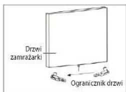 Drzwi zamrażarki Ogranicznik drzwi