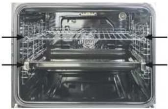 Concept ETV8360bcN - Correct positioning of the grill or pan in the appliance - 1