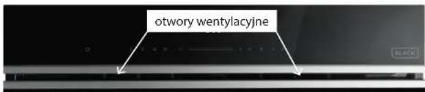 otwory wentylacyjne BLACK