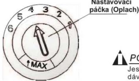 Mora IM 640 - Nastavení dávkovače oplachovacího prostředku - 1