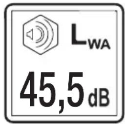 LWA 45,5 dB