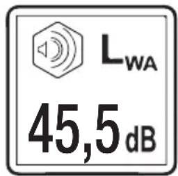 LWA 45,5 dB