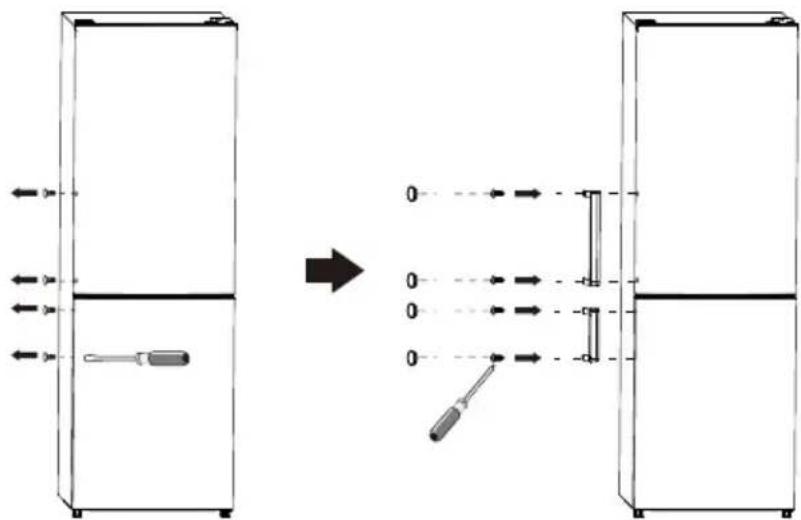 TCL RP323BSE0 - Reversibilitatea uşilor - 20