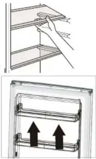 TCL RP323BSE0 - Disassemble the bottom drawer - 1
