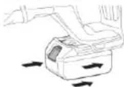 BLAUPUNKT CR5010 - Εγκατασταση της επαναφορτιζόμενης μπαταρίας - 1