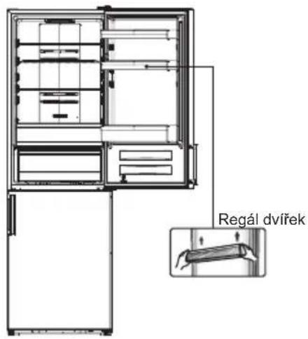 HISENSE RB440N4CFB - Změna směru otevírání dvířek - 5