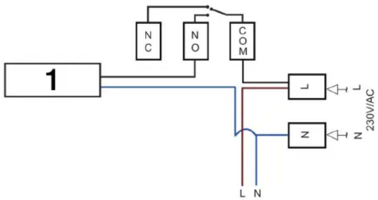 Evolveo Thermal - KÁBELEZÉSI DIAGRAM - 2