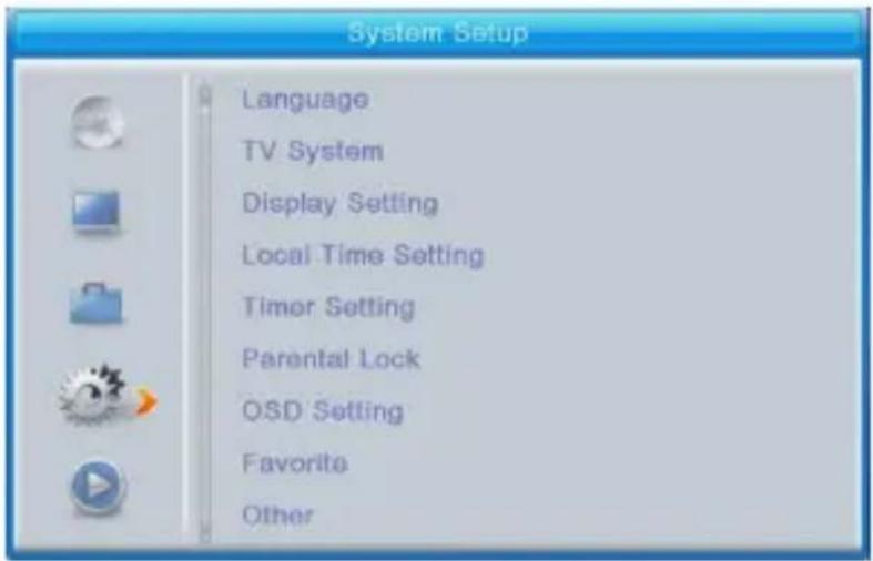 Evolveo Omega S3 - SPRACHE (SPRACHEINSTELLUNGEN) - 1