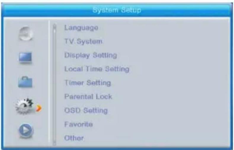 Evolveo Omega S3 - LANGUAGE (NASTAVENÍ JAZYKA) - 1