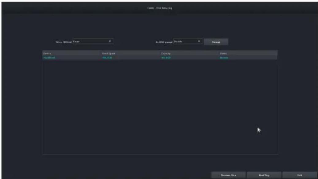 Scan - Dot Reseting View HBD mail Code As HBD power Speed Format Show: Find Space Capacity Status Find Web URL/USB No HBD Browse Preview Step End Step Exit