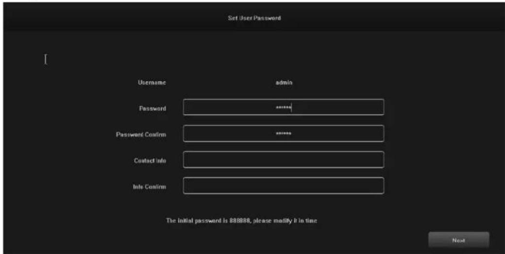 Evolveo Detective IP8 SMART - Setări ale parolei utilizatorului - 1