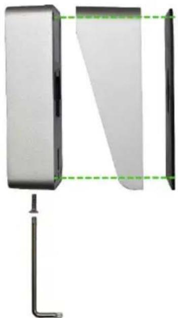 Evolveo DoorPhone AP1 - FIXAREA UNITĂȚII EXTERIOARE AP1 - 1