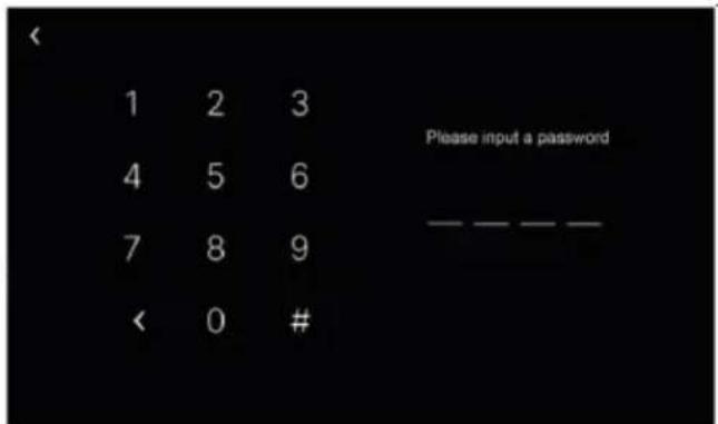 1 2 3 4 5 6 7 8 9 < 0 # Please input a password — — — —