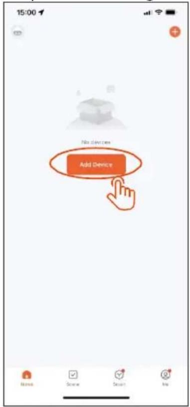 15:00 No devices Add Device Names Screen Devan Air