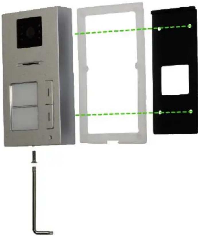 Evolveo DoorPhone AP1 - A KÜLTÉRI EGYSÉG FELSZERELÉSE AP1 - 2
