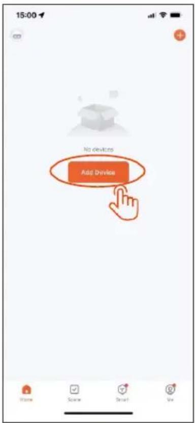 15:00 No devices Add Device Home Search Smart Use