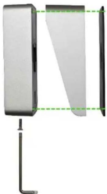 Evolveo DoorPhone AP1 - Pripevnenie monitora k držiaku. - 1