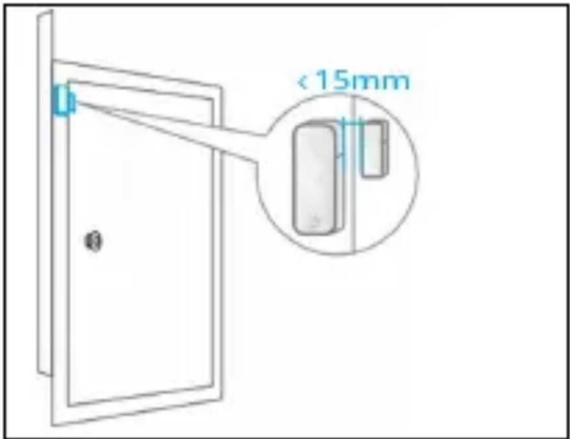 Evolveo WiFi Door - Instalace na dveře - 1