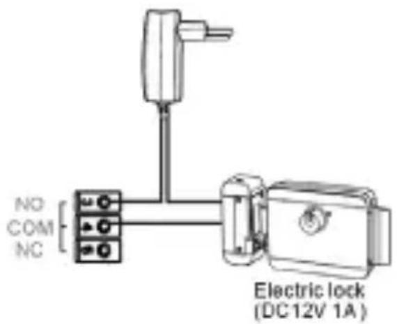 NO COM NC Electric lock (DC12V 1A)