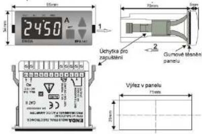 Enda EPA133 - Odstranění montážních úchytek - 1