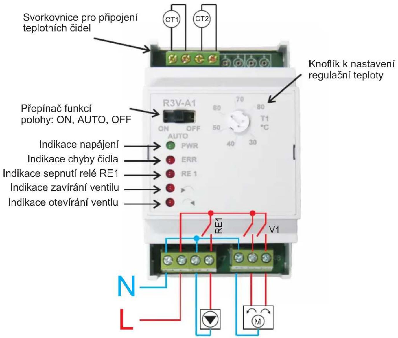 Elektrobock R3V-A1 - Schéma zapojení: - 1