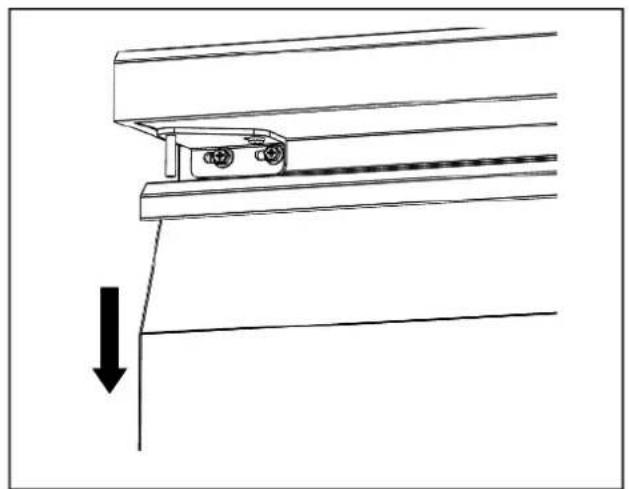 LIEBHERR FRTSvg 7555 - Demontáž dveřního závěsu se zavírací pružinou - 5