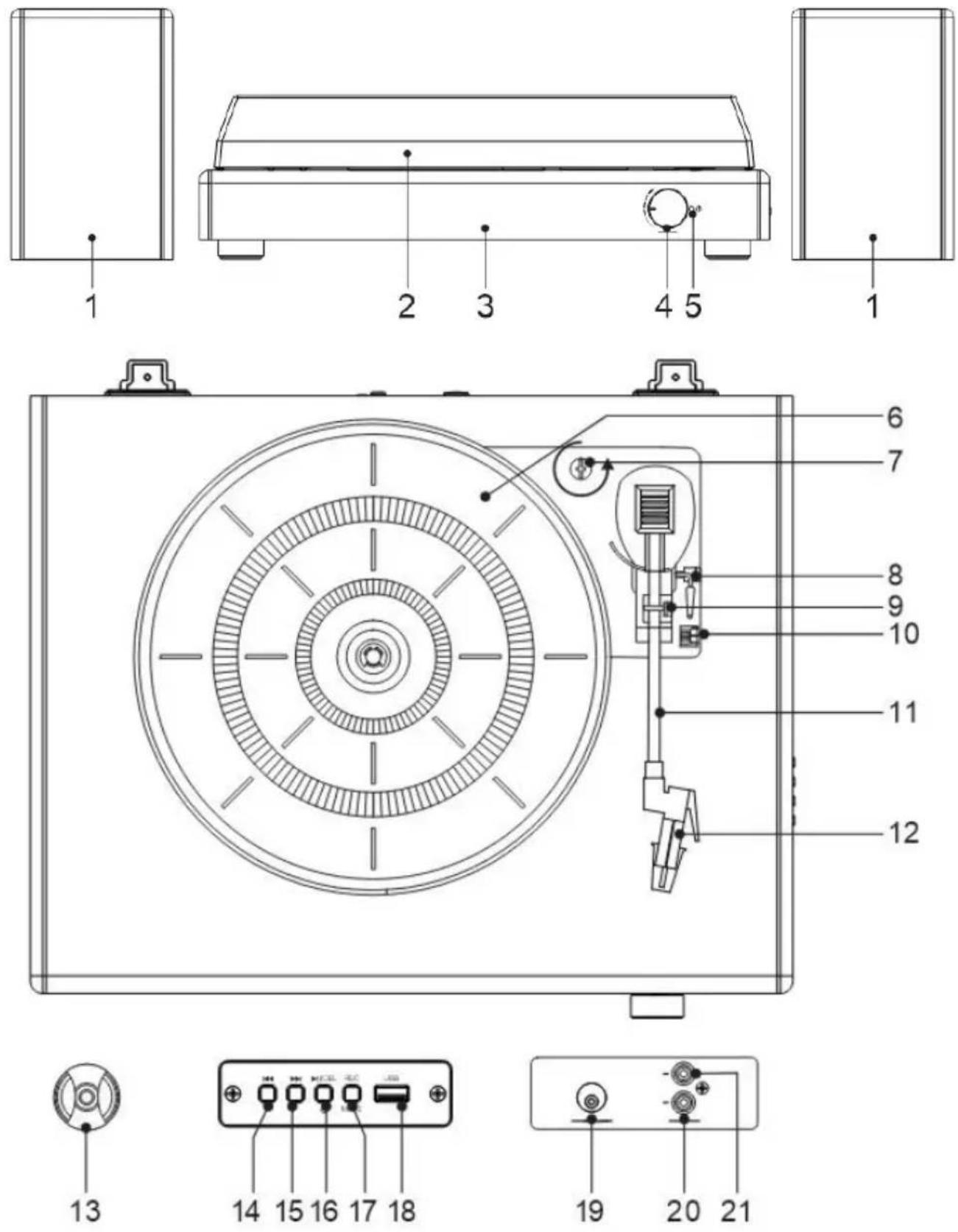 AKAI ATT-240SP - Funkce: - 1