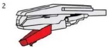 AKAI ATT-15C - Τοποθέτηση βελόνας - 8