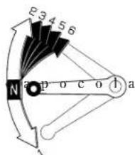 E 3 4 5 6 N a p o c o t a a