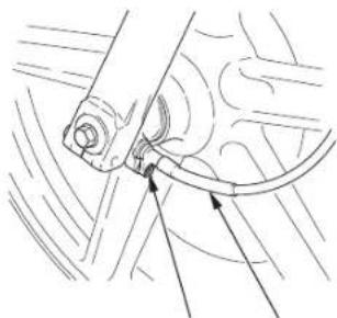 Honda CBF250 (2003) - Front Wheel Removal - 1