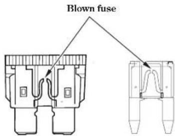 Blown fuse