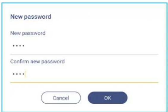 New password New password ... Confirm new password ...