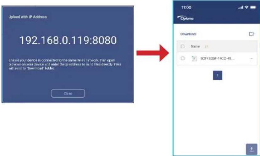 OPTOMA 3652RK - USING THE APPS - 2