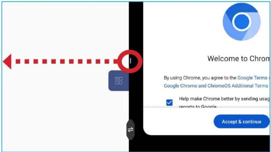 Welcome to Chrom By using Chrome, you agree to the Google Terms of Google Chrome and ChromeOS Additional Terms Help make Chrome better by sending usage reports to Google Accept & continue