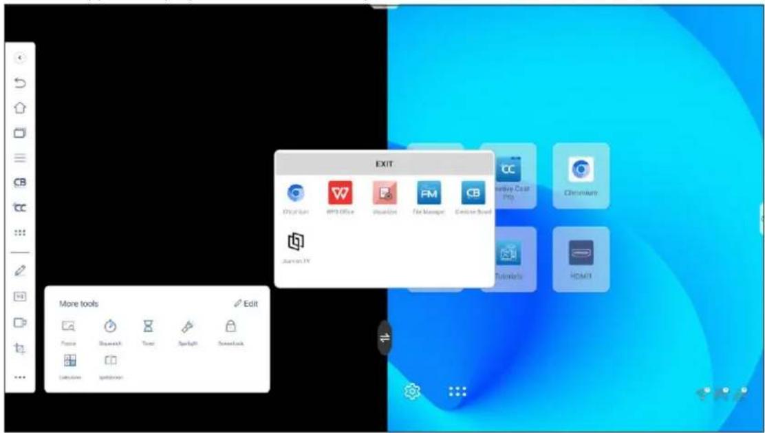 EXIT DVD Edit VR/Office VisualEdit File Manager Commerce Board Chromium Juman TX More tools Edit Forma Search Text Spright SmartLock DataView Spatchbox