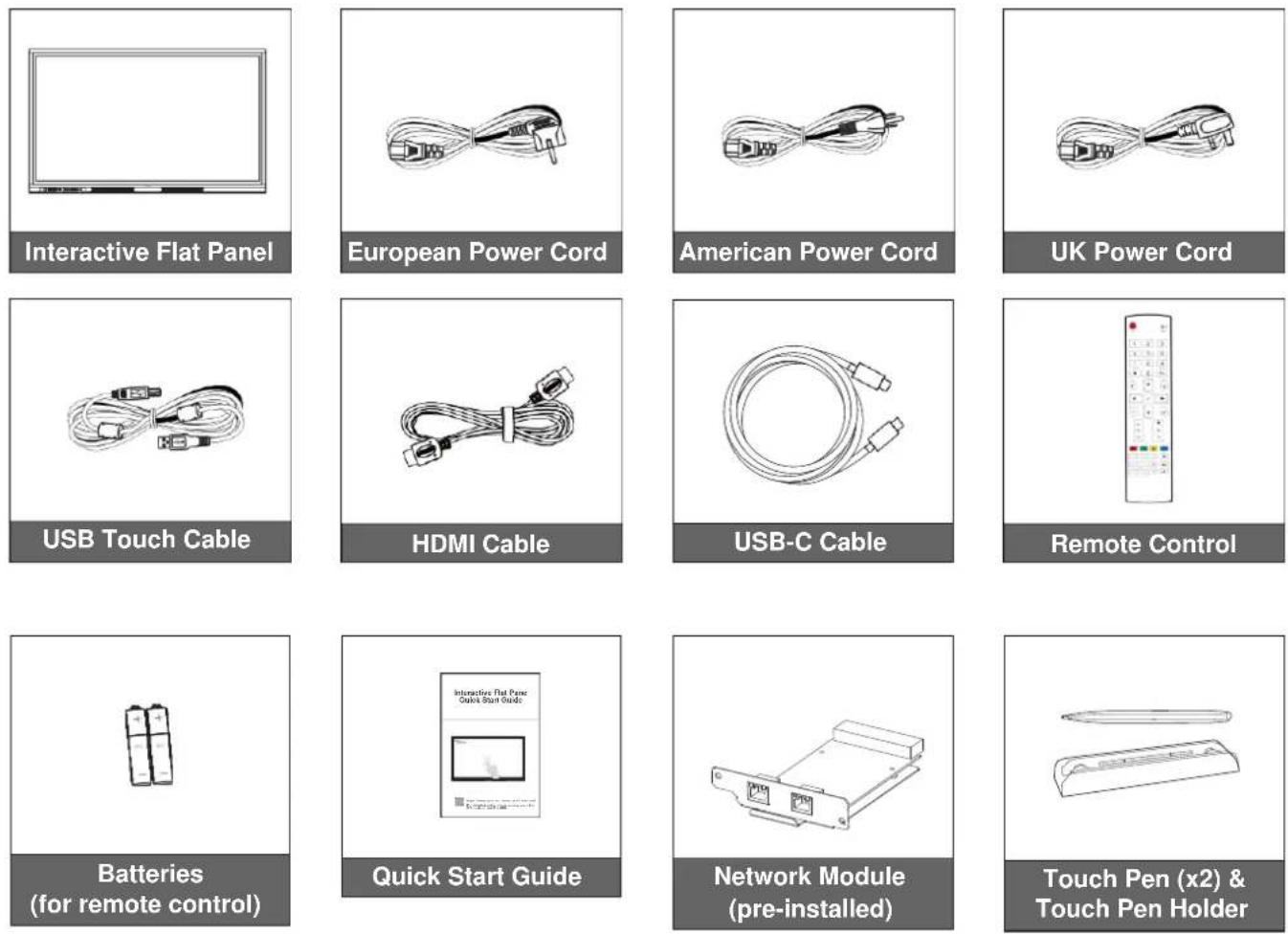 OPTOMA 3652RK - Package Contents - 1