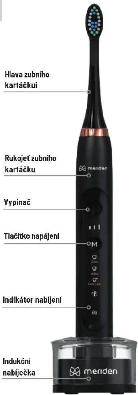Meriden Sonic+ Professional - ZAPNUTÍ ZUBNÍHO KARTÁČKU - 1